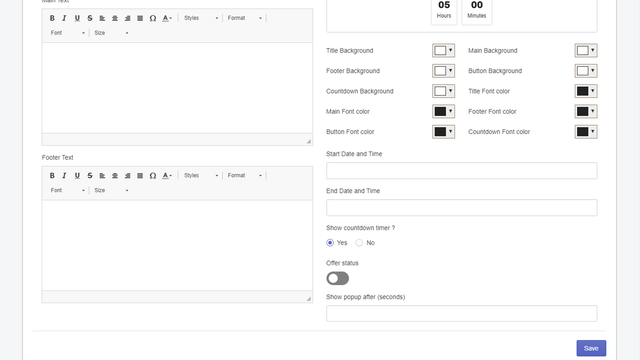 Configuration du concours 2