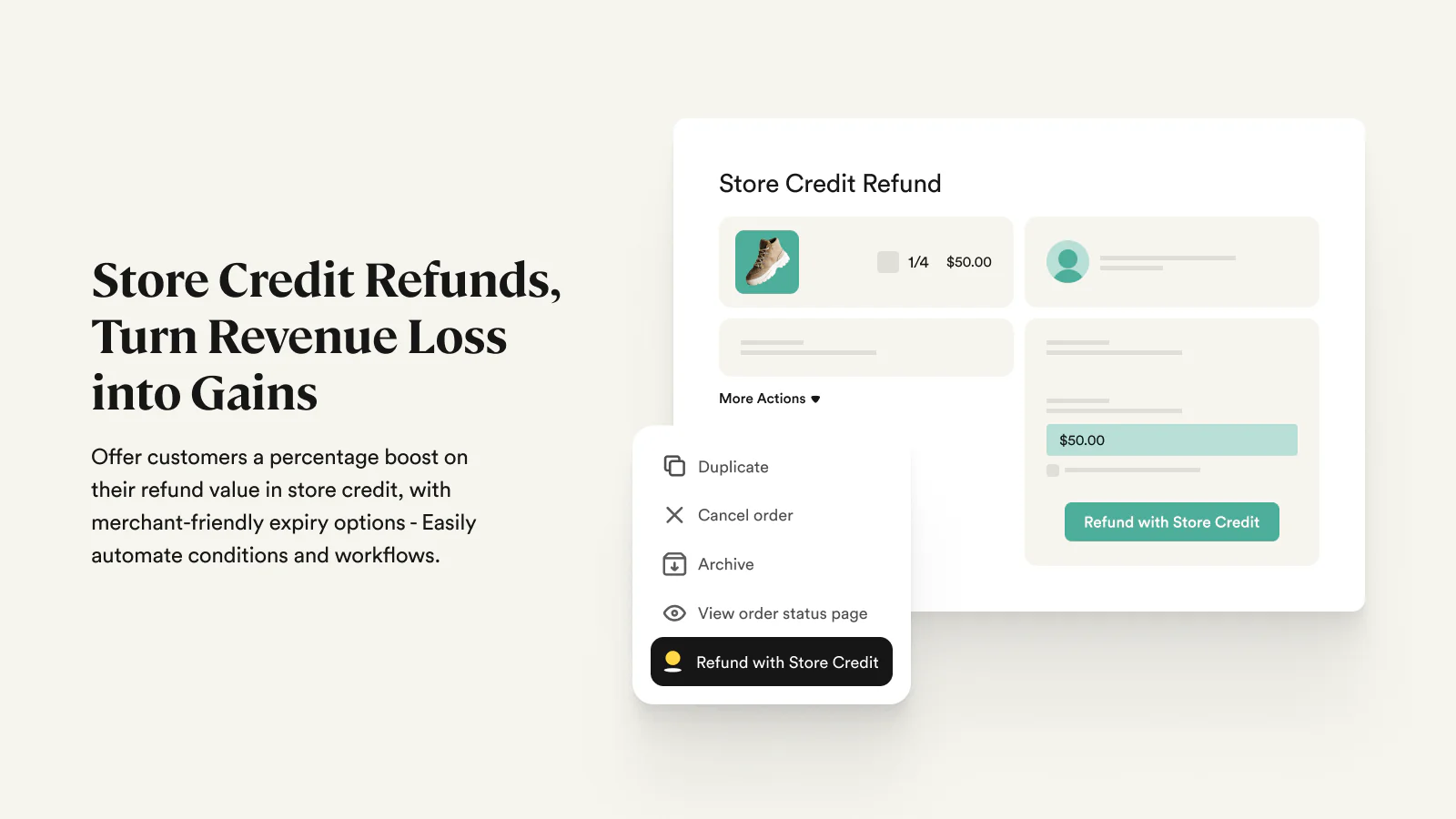 Store Credit Refunds, Turn Revenue Loss into Gains