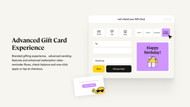 Rise.ai: Gift Cards & Loyalty Screenshot