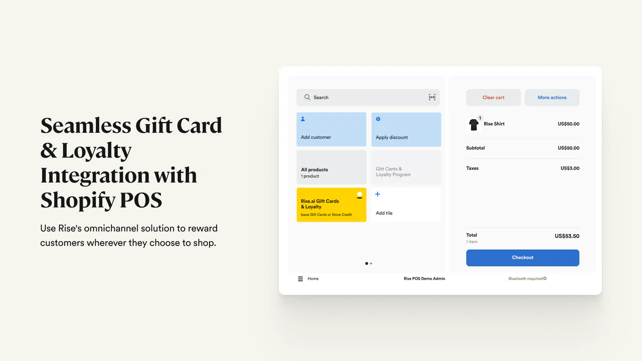 Seamless Gift Card & Loyalty Integration with Shopify POS