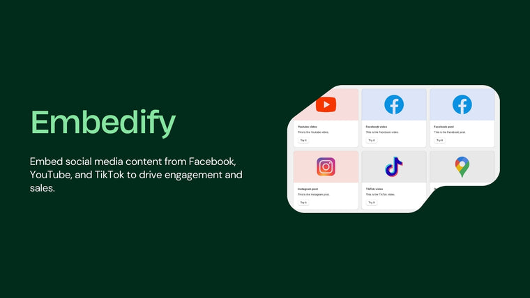 Embedify ‑ Embed Social Media Screenshot