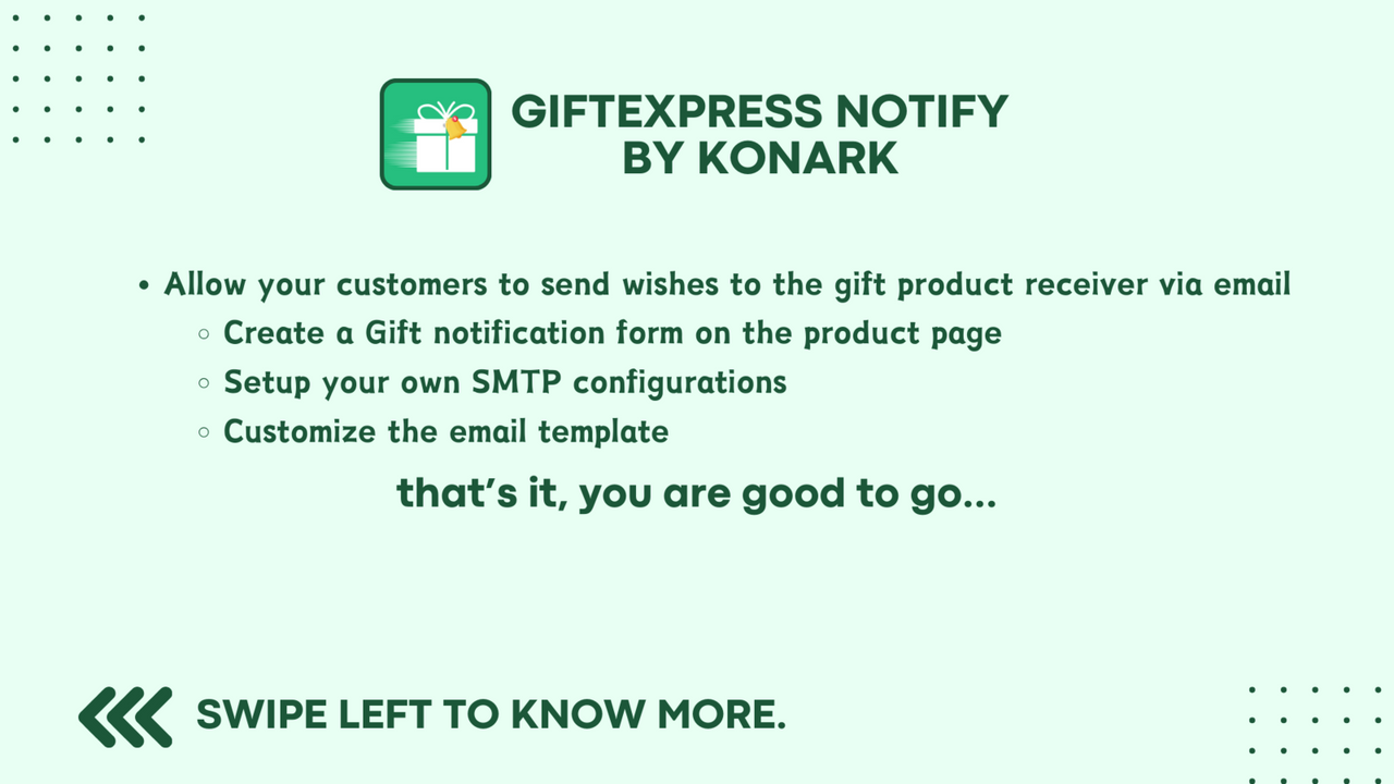 steps for giftexpress notify