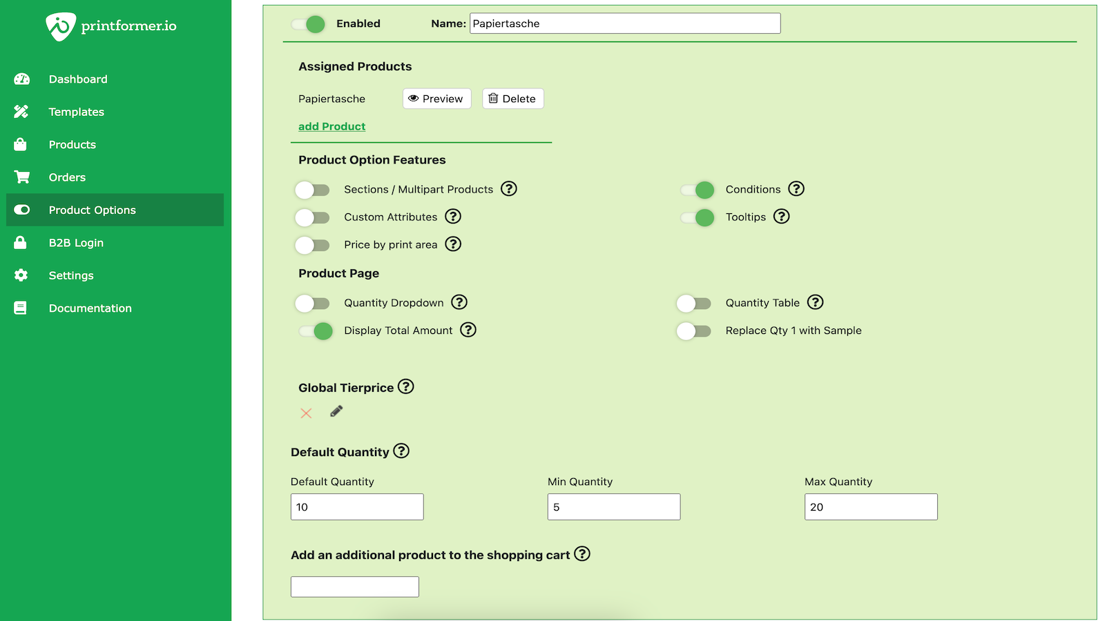 printformer IO Screenshot