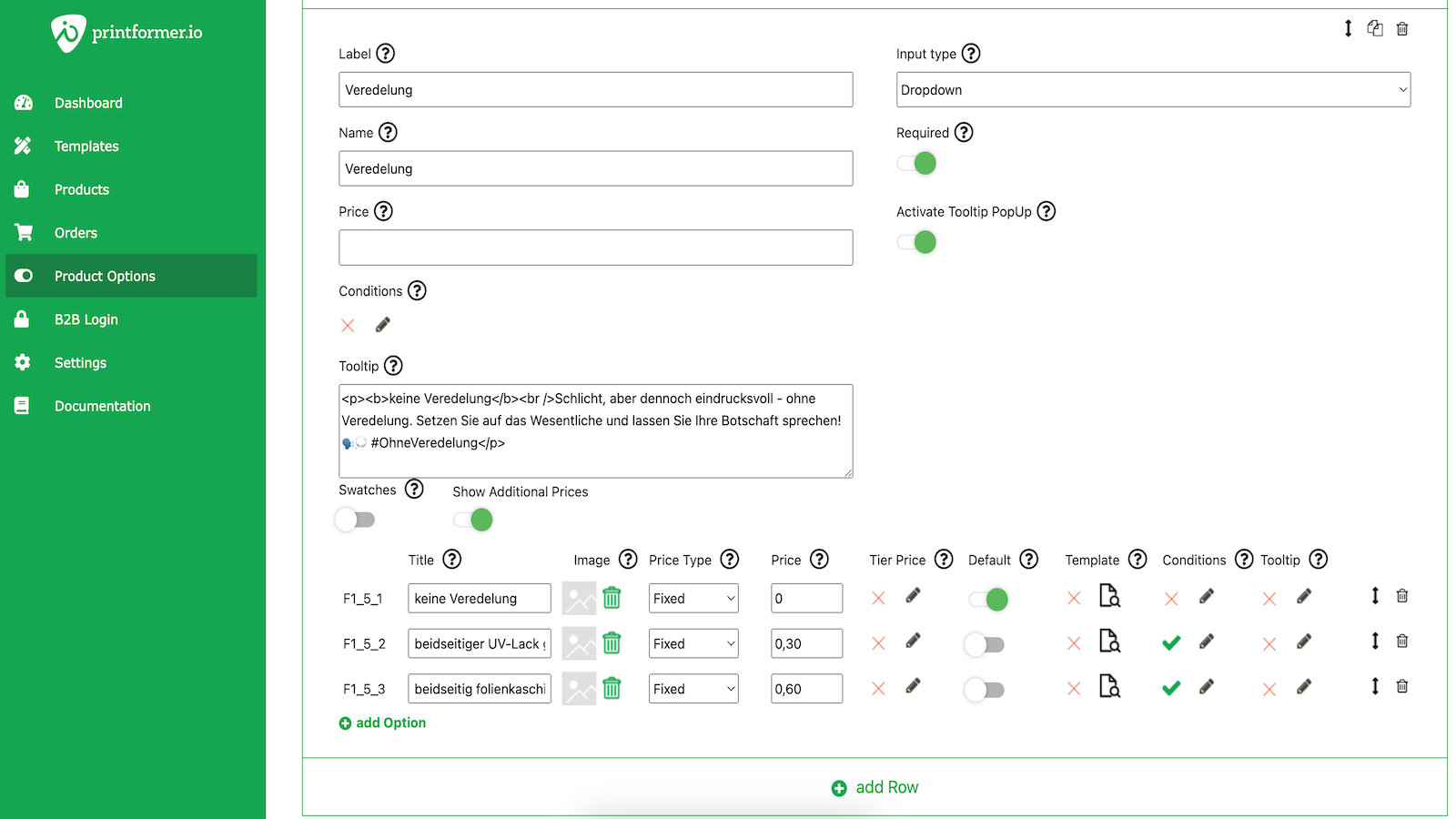 printformer IO Screenshot