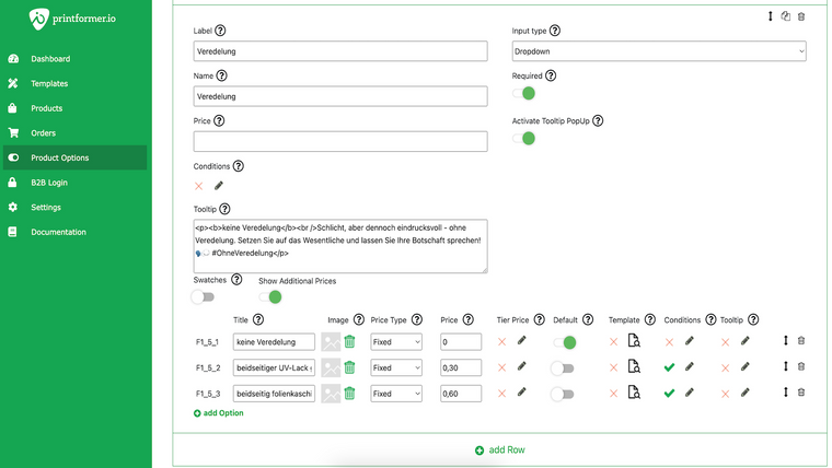 printformer IO Screenshot