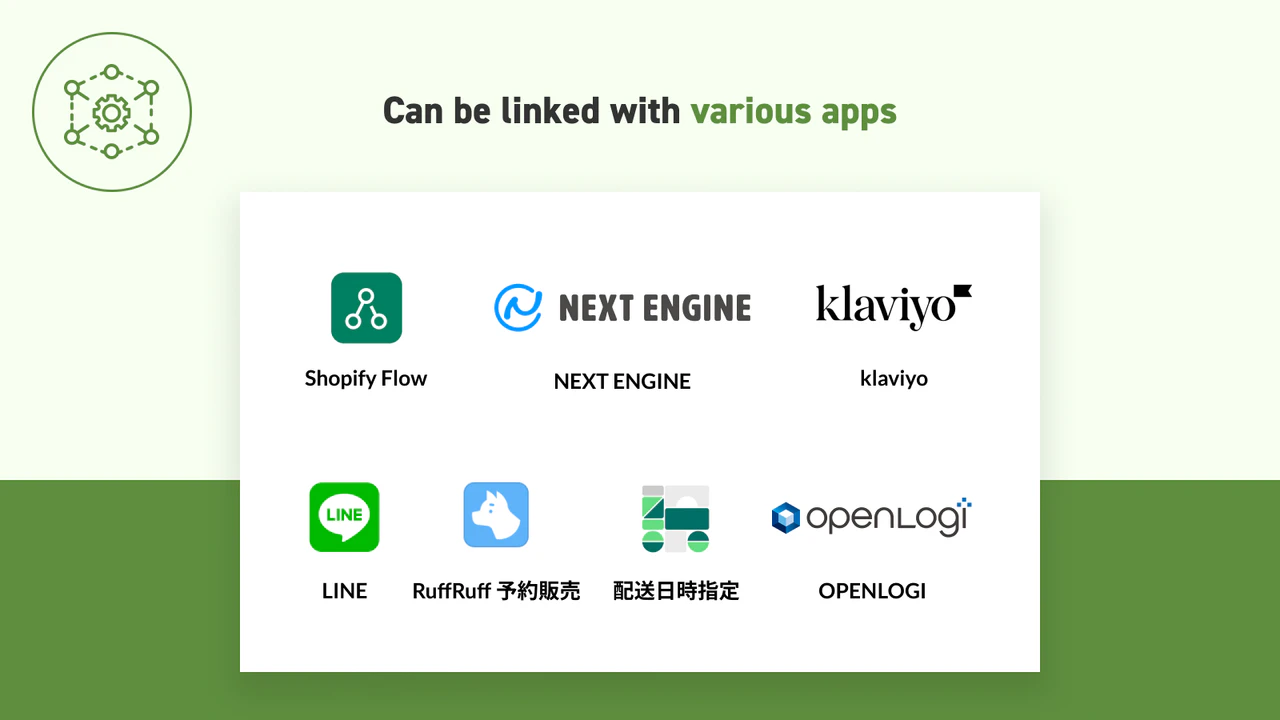 Can be linked with various apps