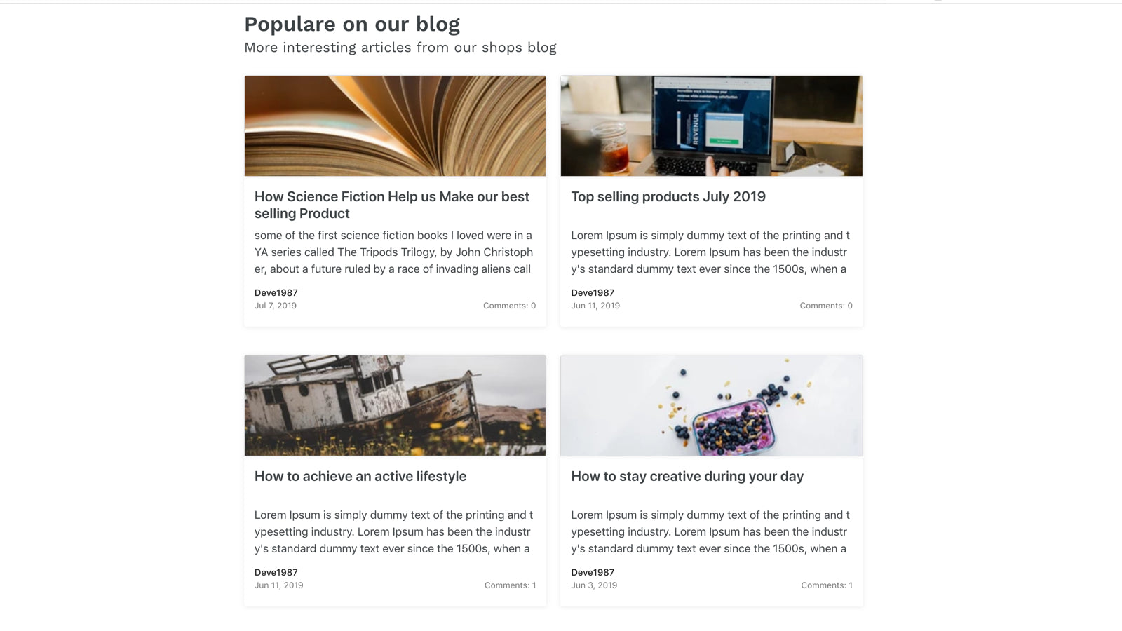 Better Related Blog Posts - Display Better Related Blog Posts in your Shop Blog'