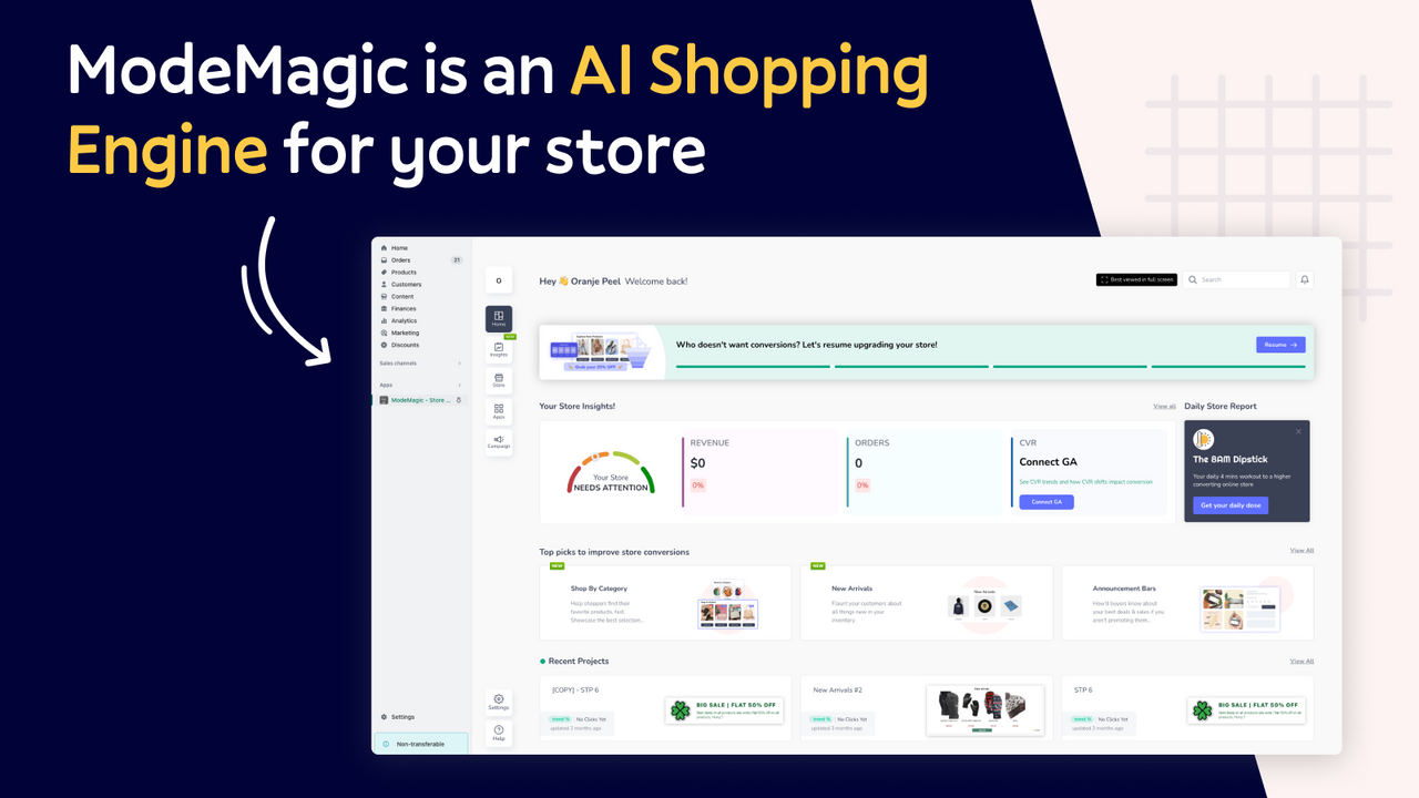 Your all-in-one Shopping Engine - tailored for Shopify