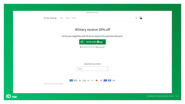 Rabatt Landing Page