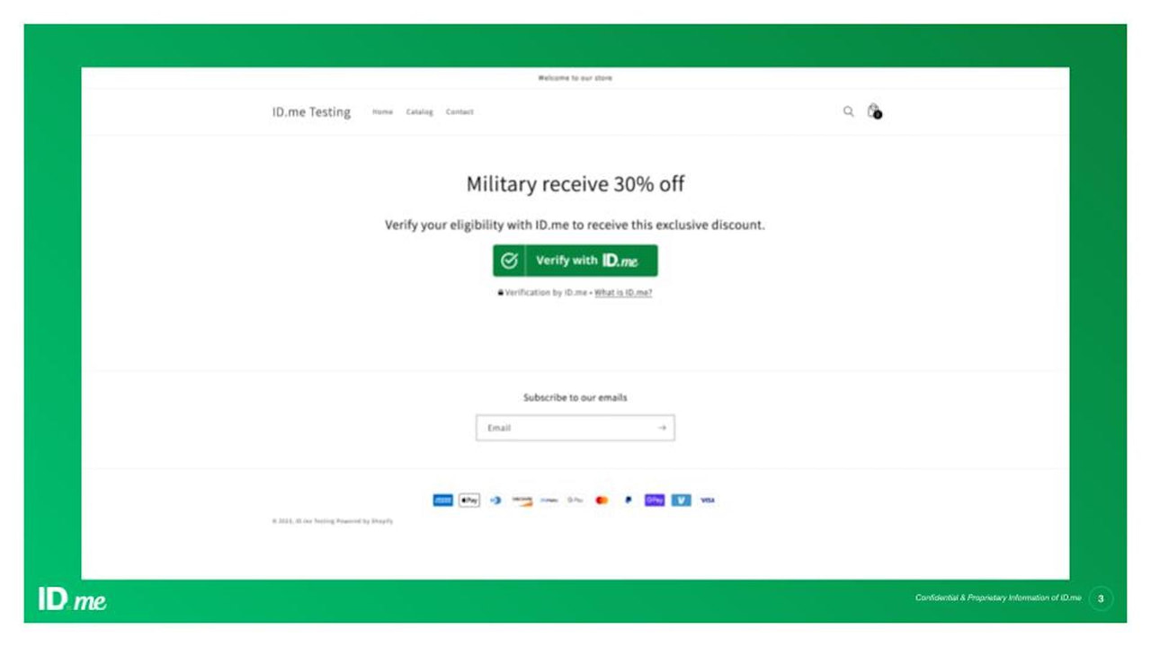 Discount Landing Page