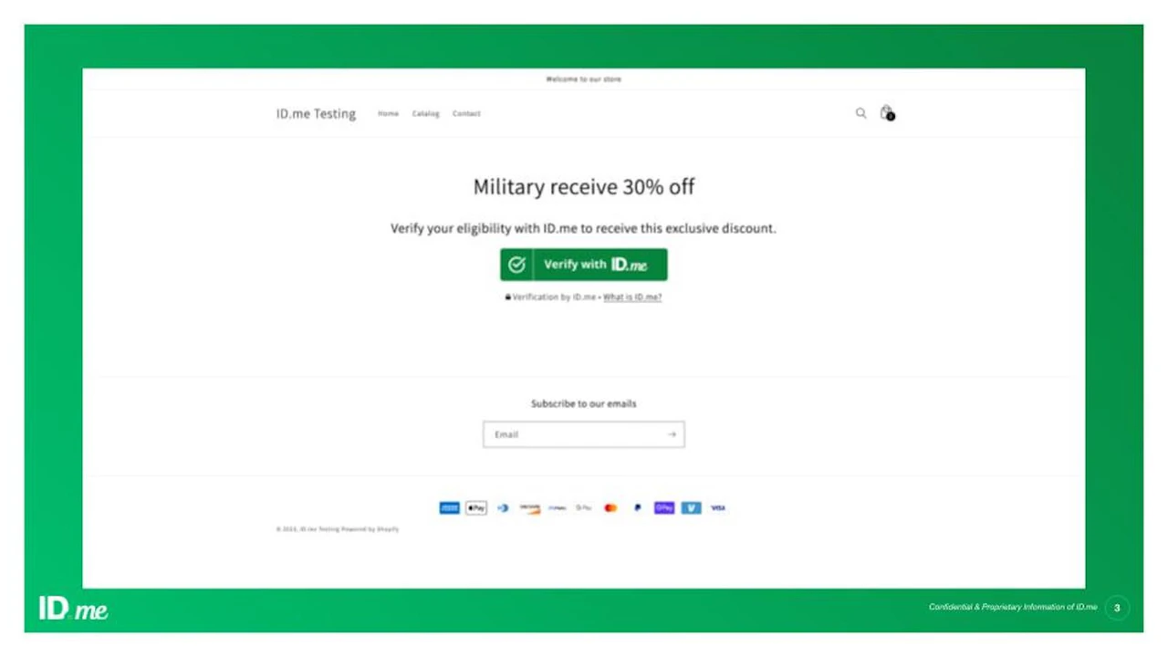 Rabatt Landing Page