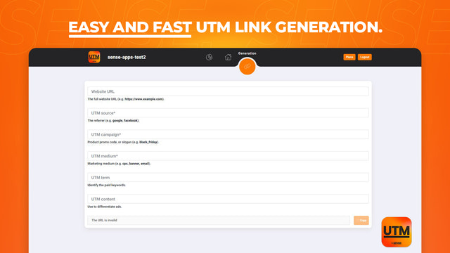 Erzeugen Sie einfach UTM-Links