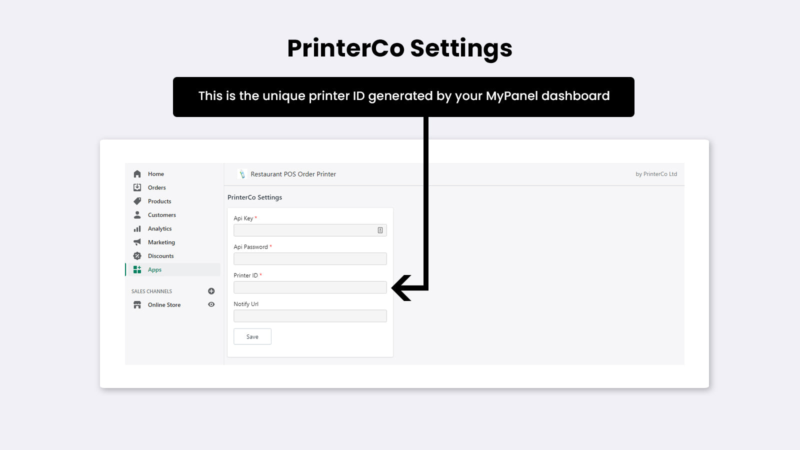 Automatic Order Printing Screenshot