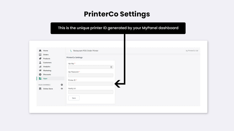 Automatic Order Printing Screenshot