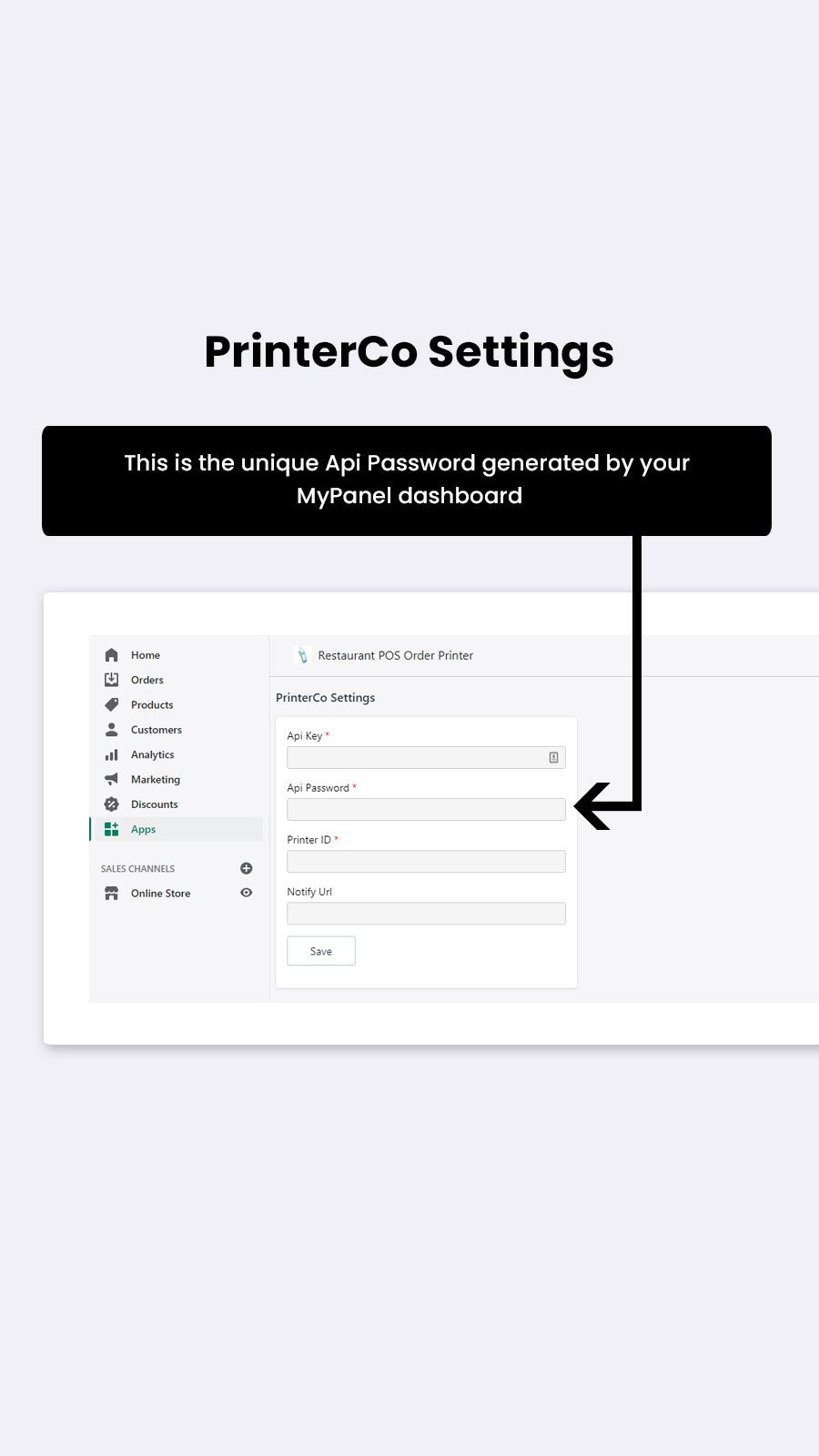 Automatic Order Printing Screenshot