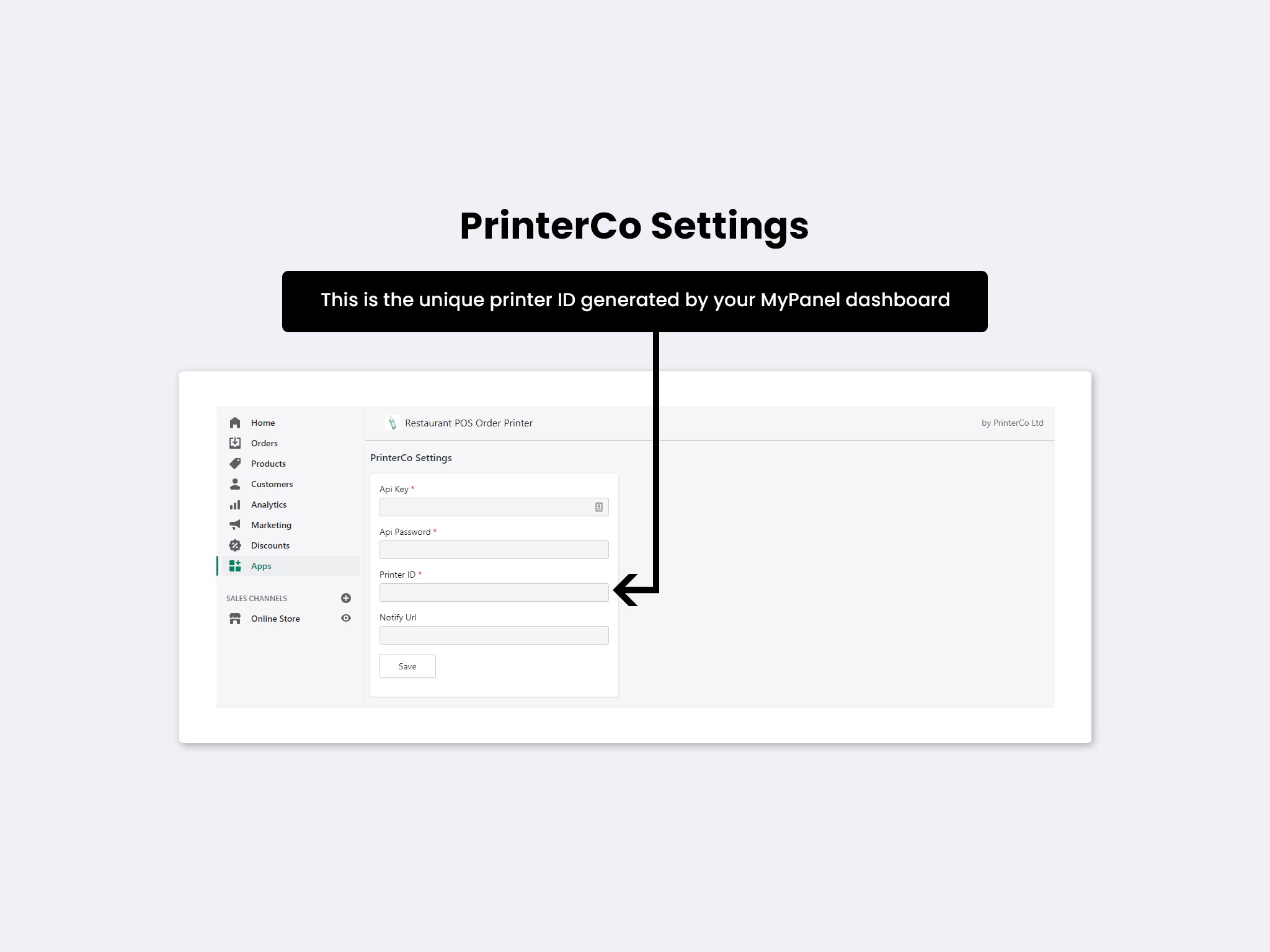 Automatic Order Printing Screenshot