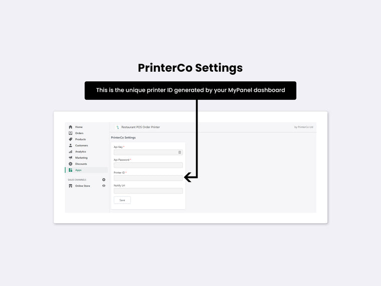 Automatic Order Printing Screenshot