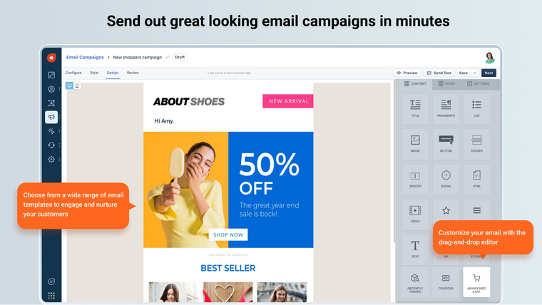 Freshmarketer: Email & SMS Screenshot