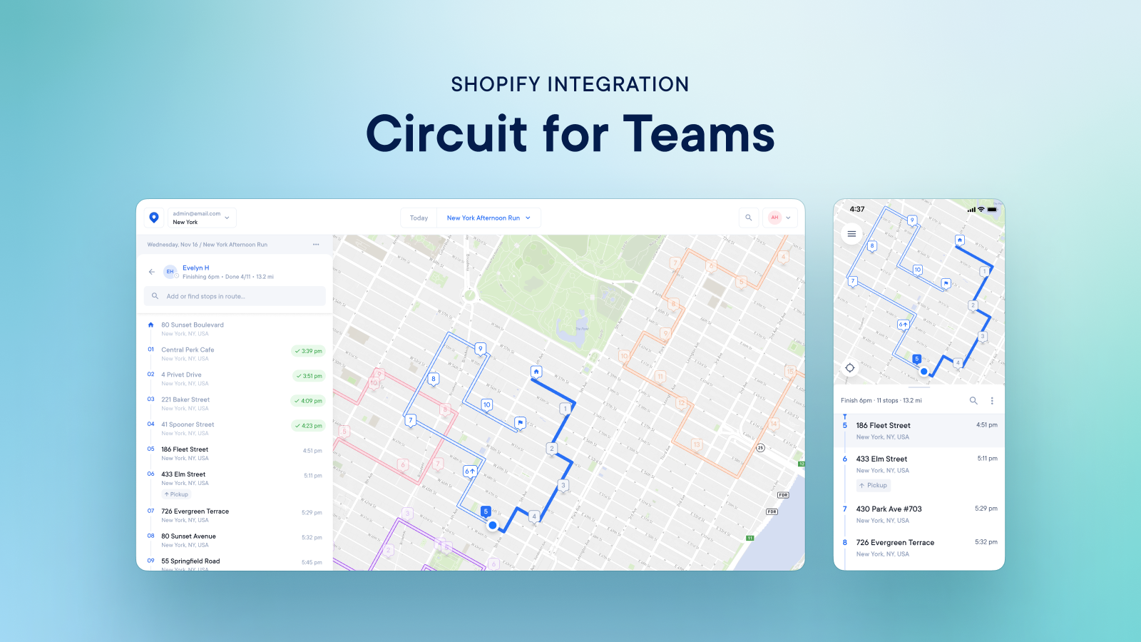 Circuit for Teams的Shopify集成