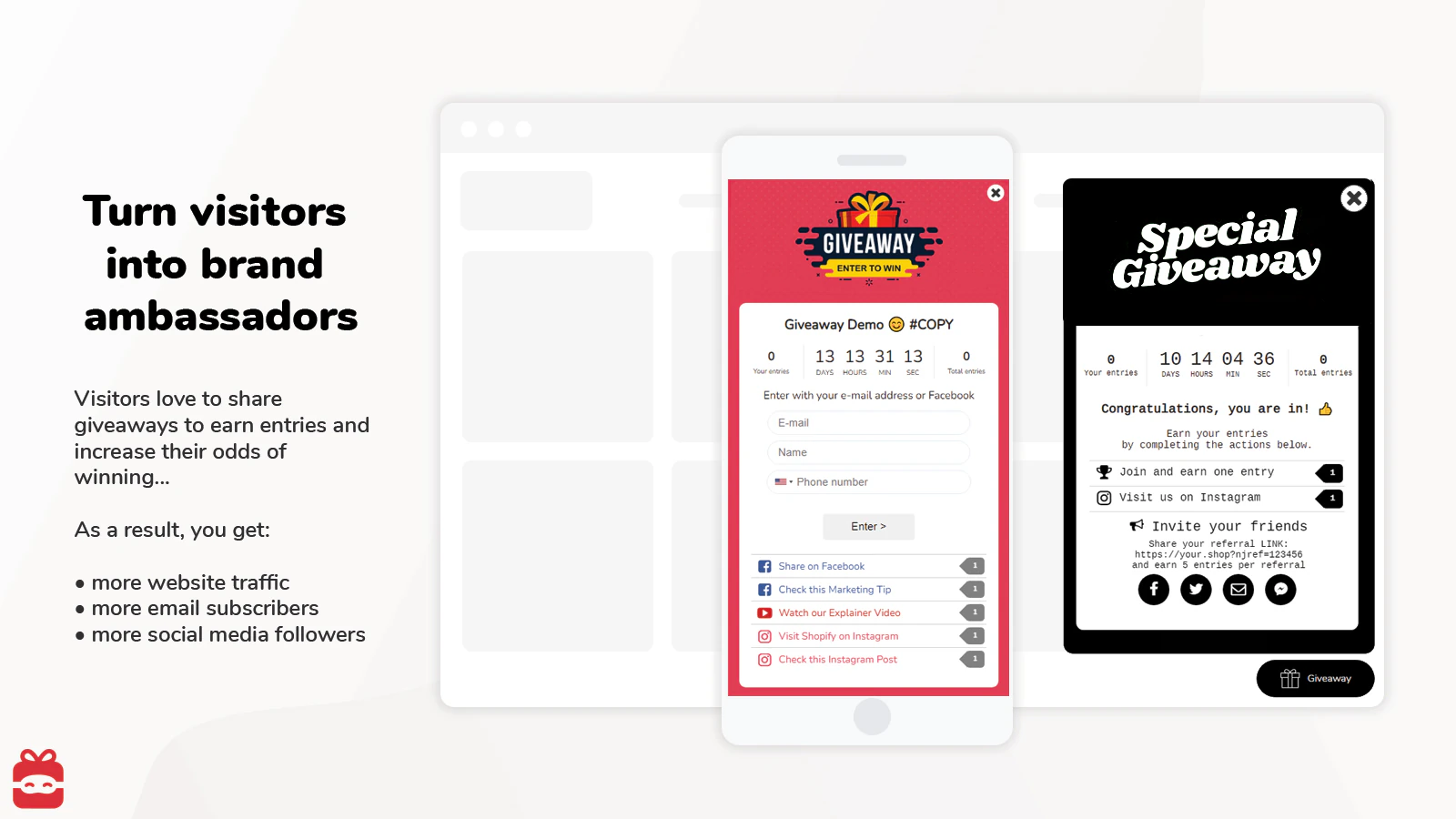 5 of the best giveaway apps for Shopify