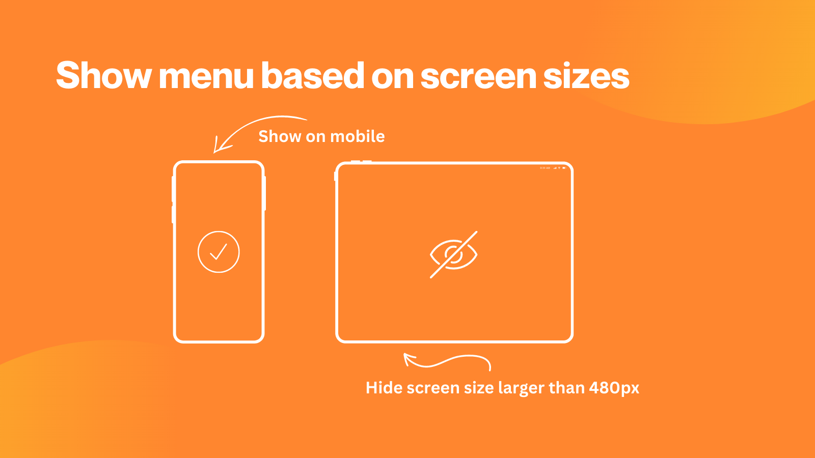 Control which screen sizes to display and hide