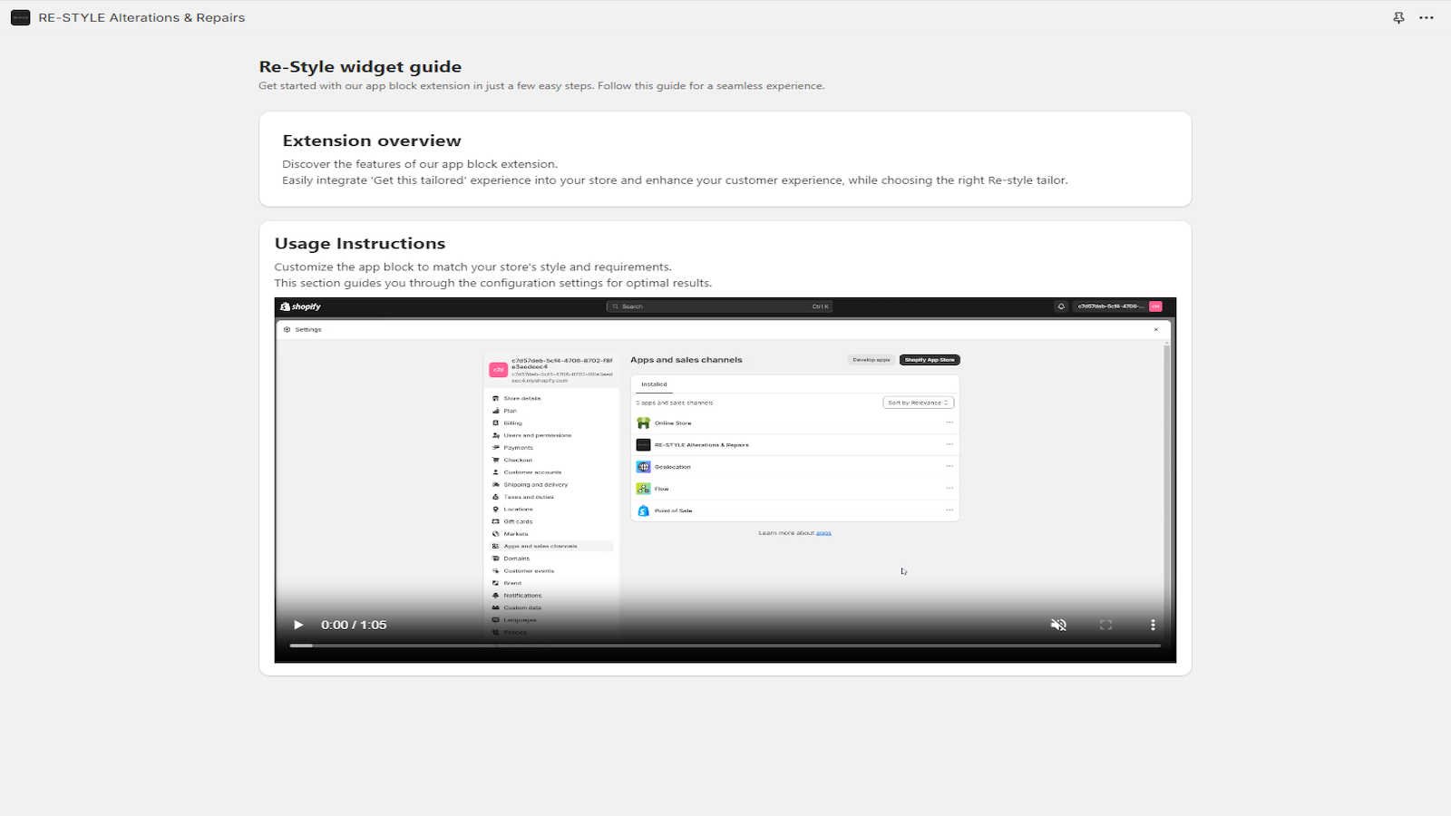 Embedded user interface