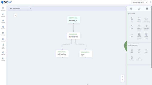 Crear Flujo de Trabajo para Omni-Canal