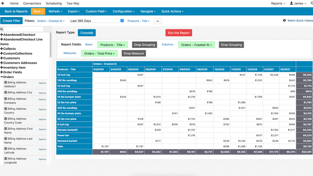 Create custom reports to answer your key questions