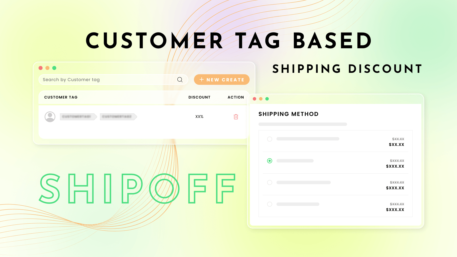 Customer tag based shipping discount