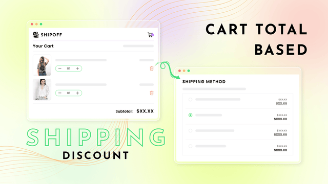Cart total based shipping discount