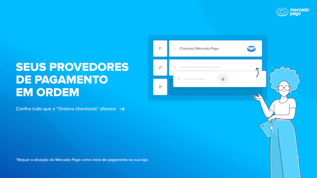 Ative o Mercado Pago como meio de pagamento na sua loja Shopify