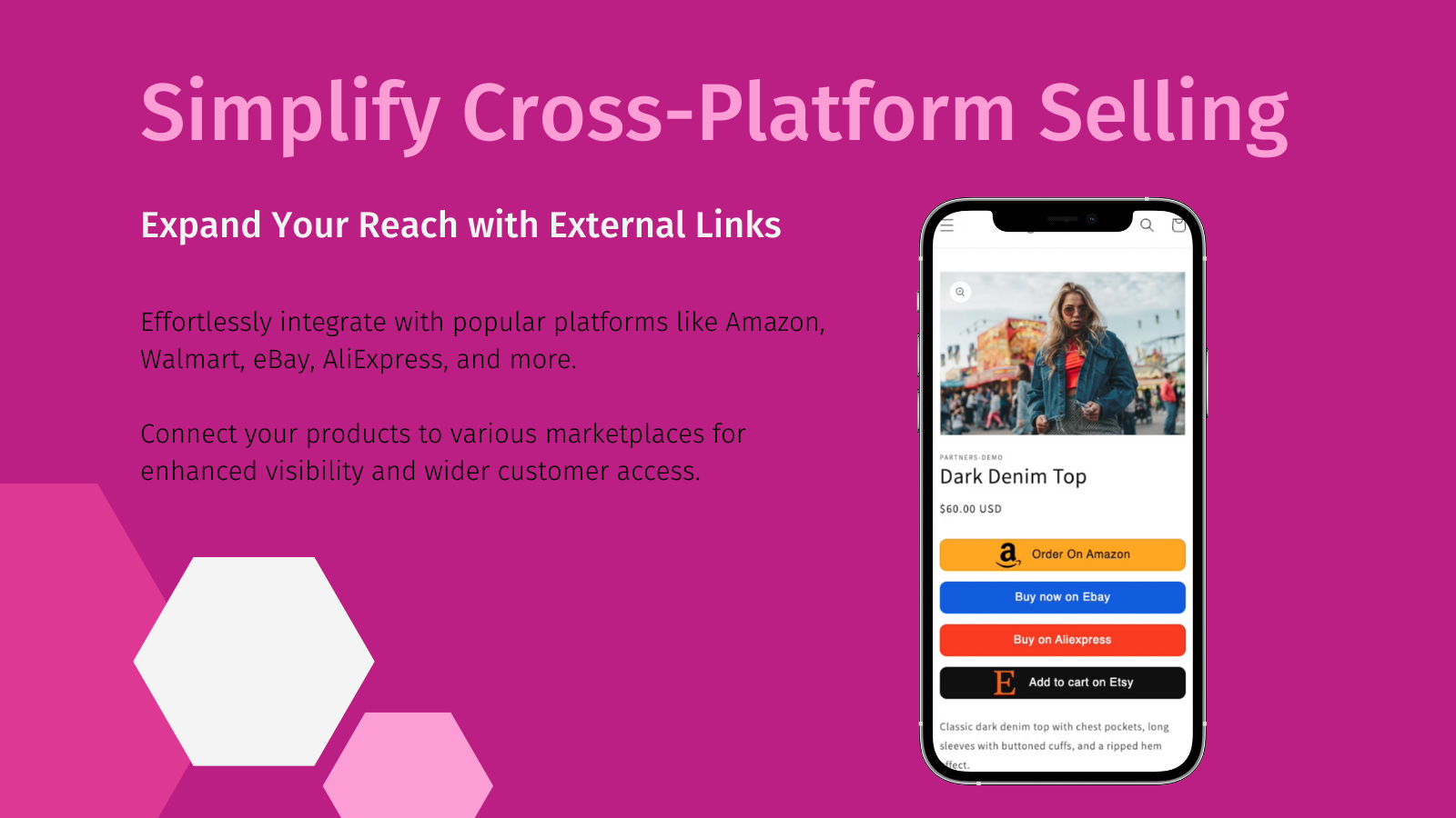 Mega External Links Button - Alcance global con enlaces externos