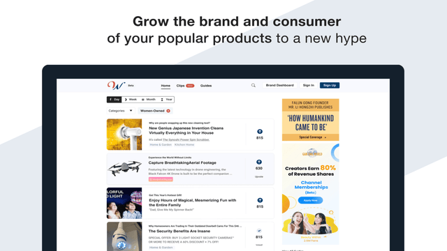 développez la marque et les consommateurs de vos produits populaires