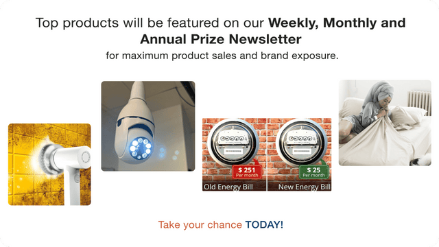 Top-Produkte wöchentlich, monatlich und jährlich Preis-Newsletter