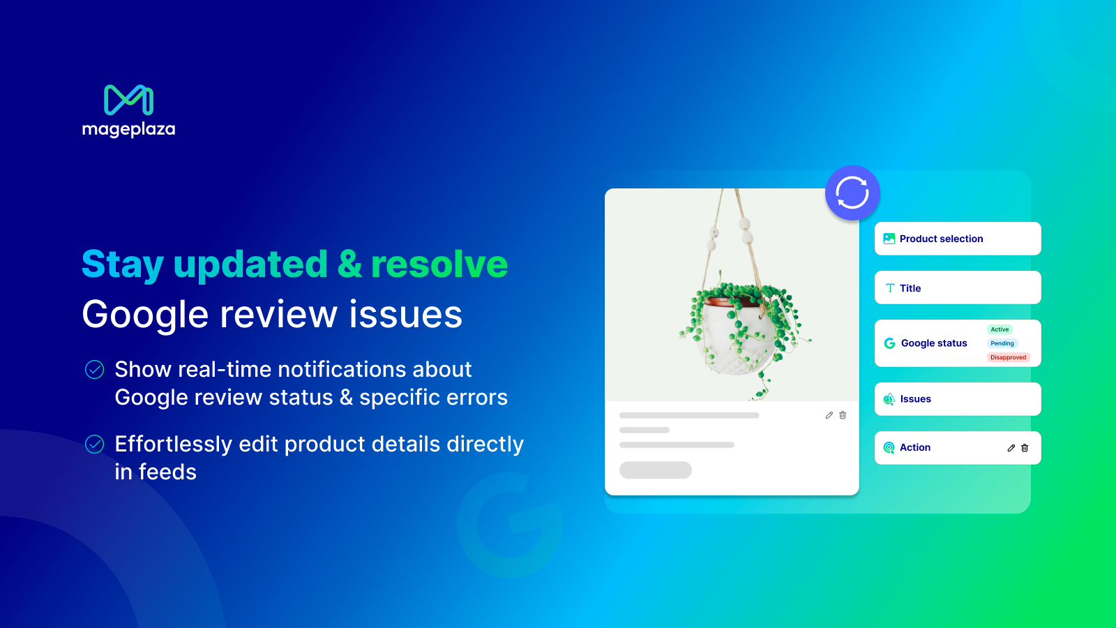 Restez informé des problèmes détaillés et du statut des flux