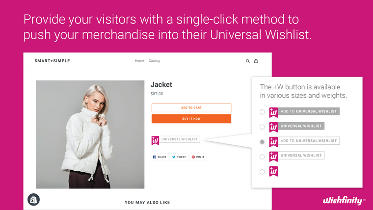 +Wishfinity Universal Wishlist Screenshot