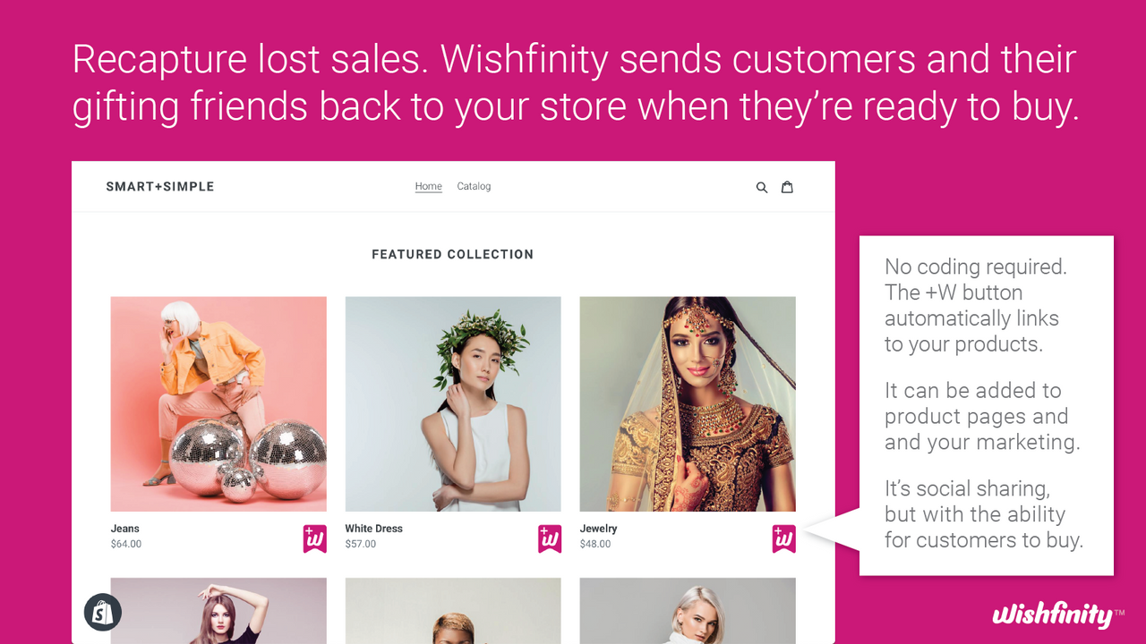 Wishfinity helpt u verkopen aan cadeau-gevers en meer consumenten