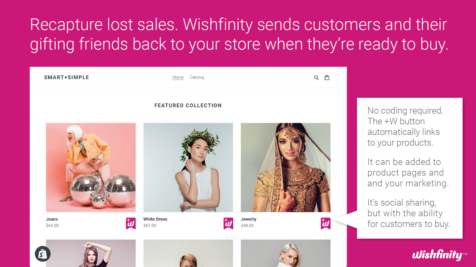 Wishfinity帮助您向赠送者和更多消费者销售