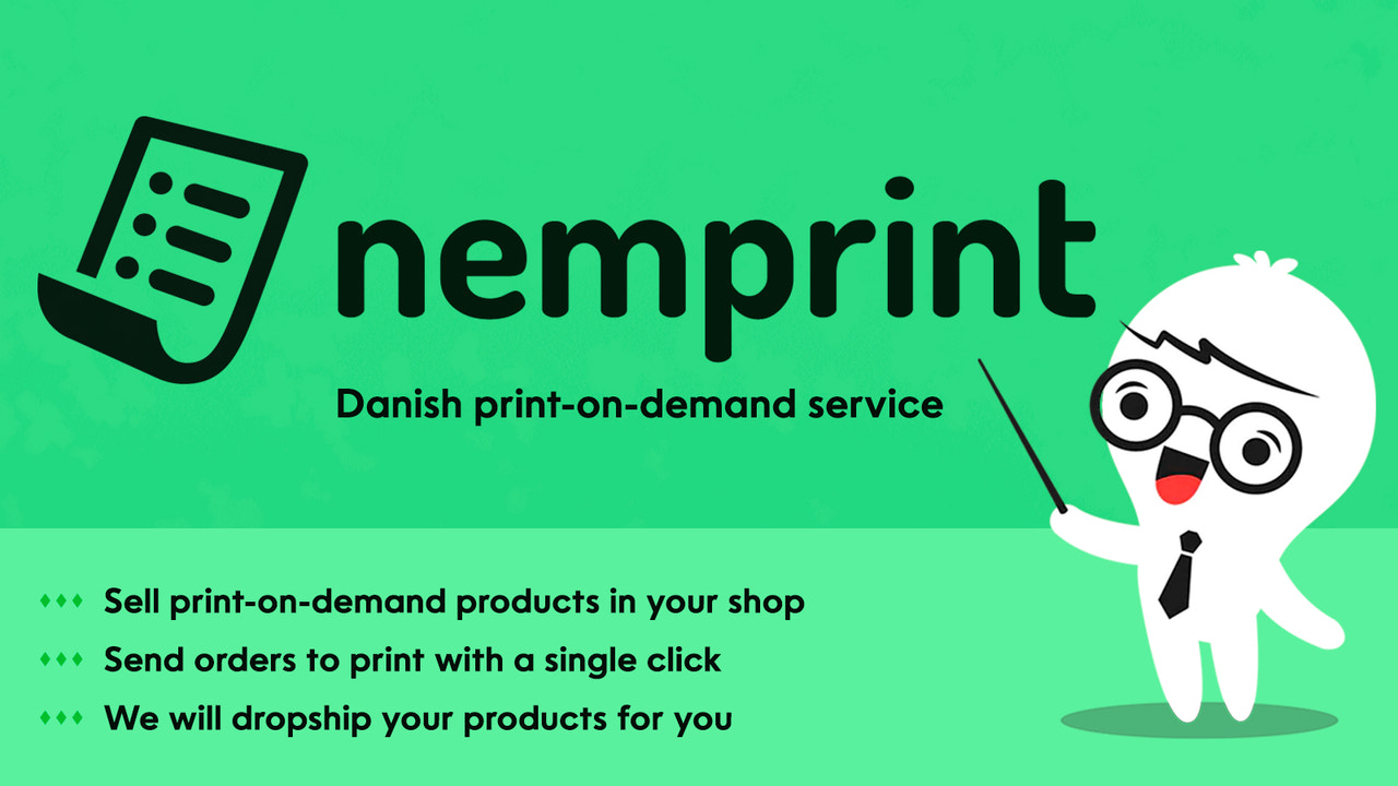 Nemprint - the Danish print-on-demand service