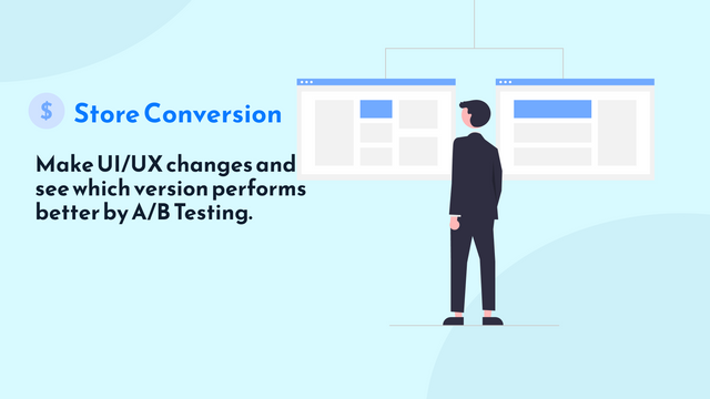 Increase store conversion rate by CRO landing page split test