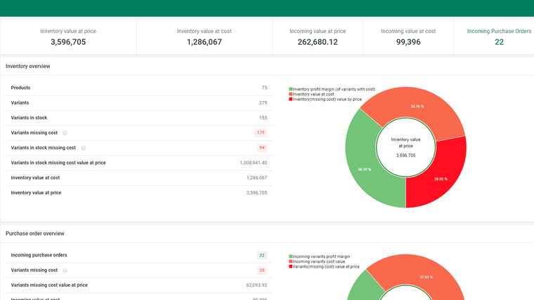 Atom Inventory Management Screenshot