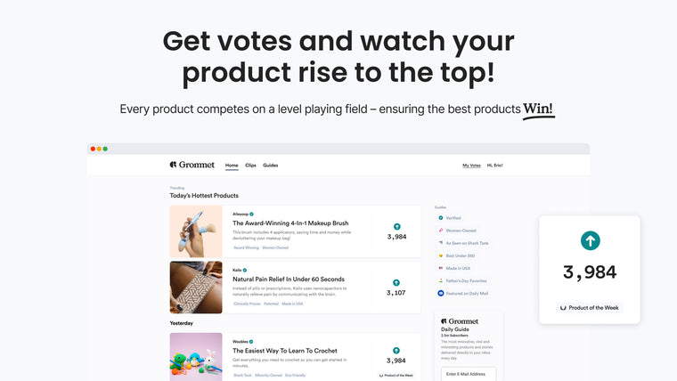 Grommet: Launch Your Product Screenshot