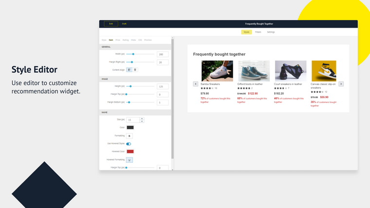 OnVoard Product Recommender Screenshot