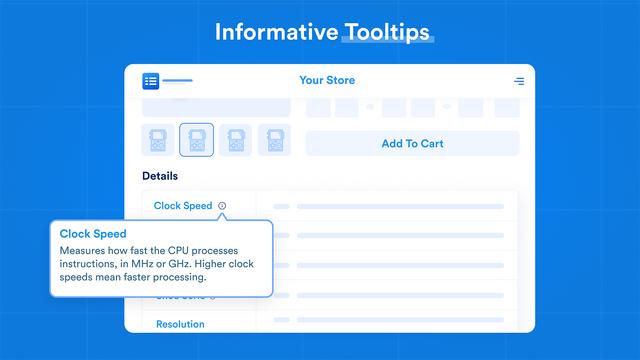 Easy Specs - Tooltips Informativos