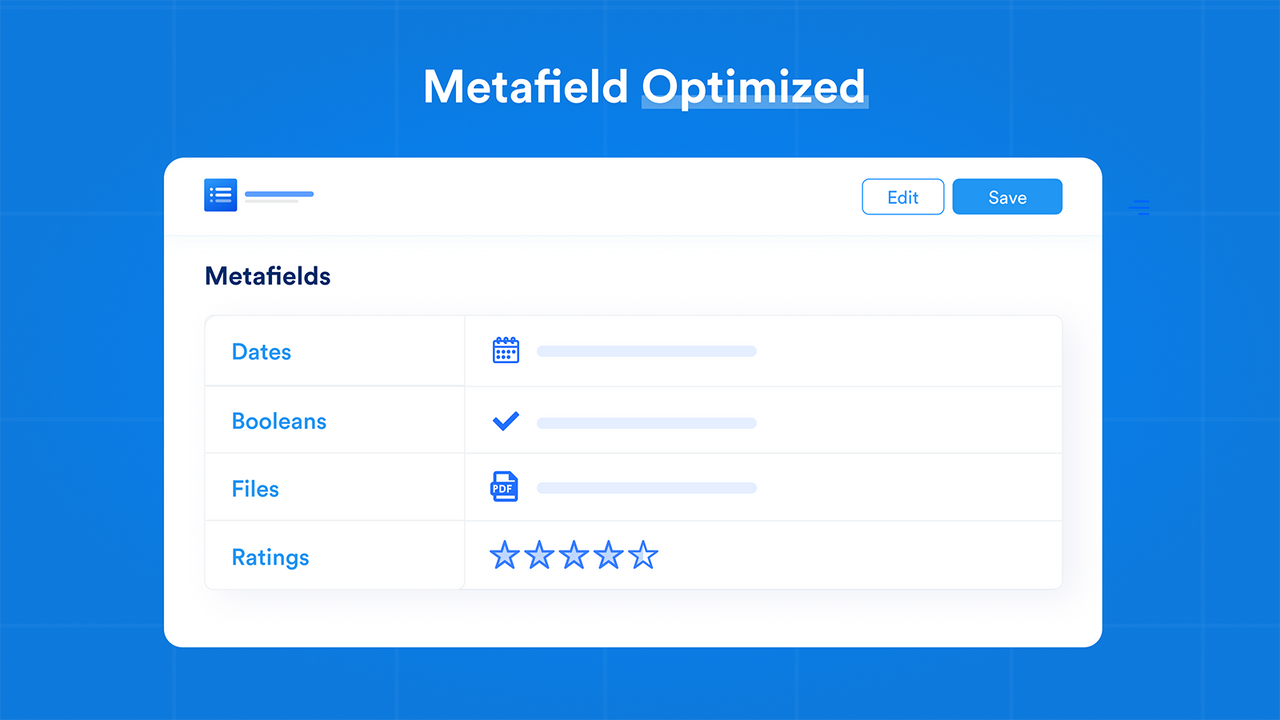 Easy Specs - Metafield Optimized