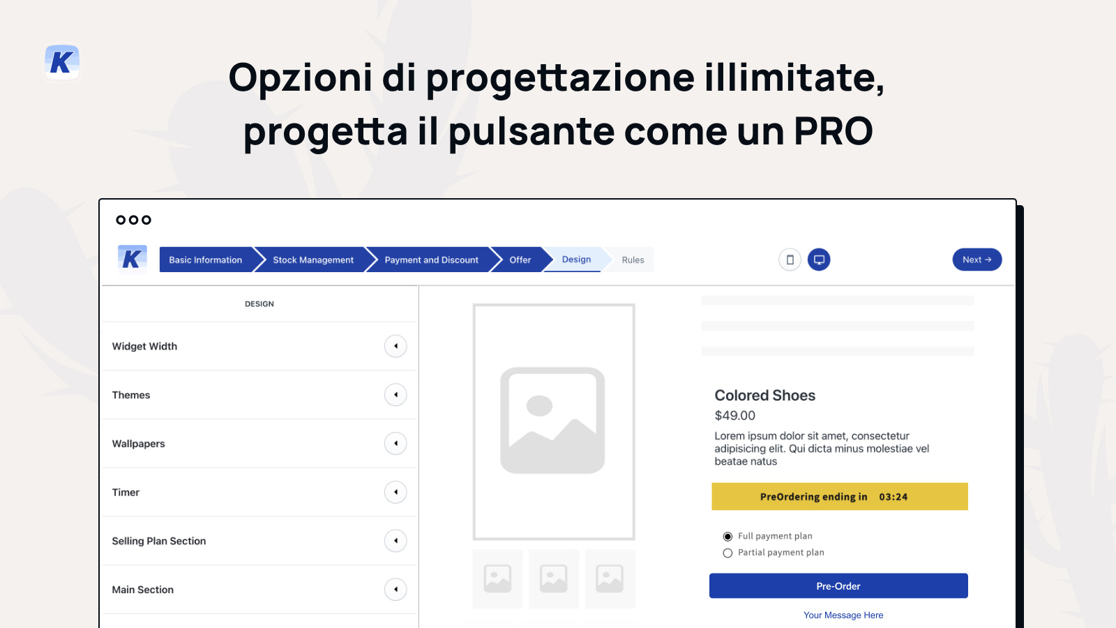 Progettazione illimitata