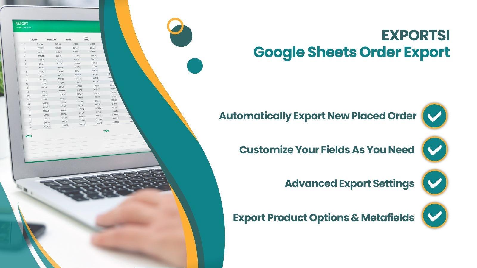 Exportsy Orders Google Sheets Screenshot