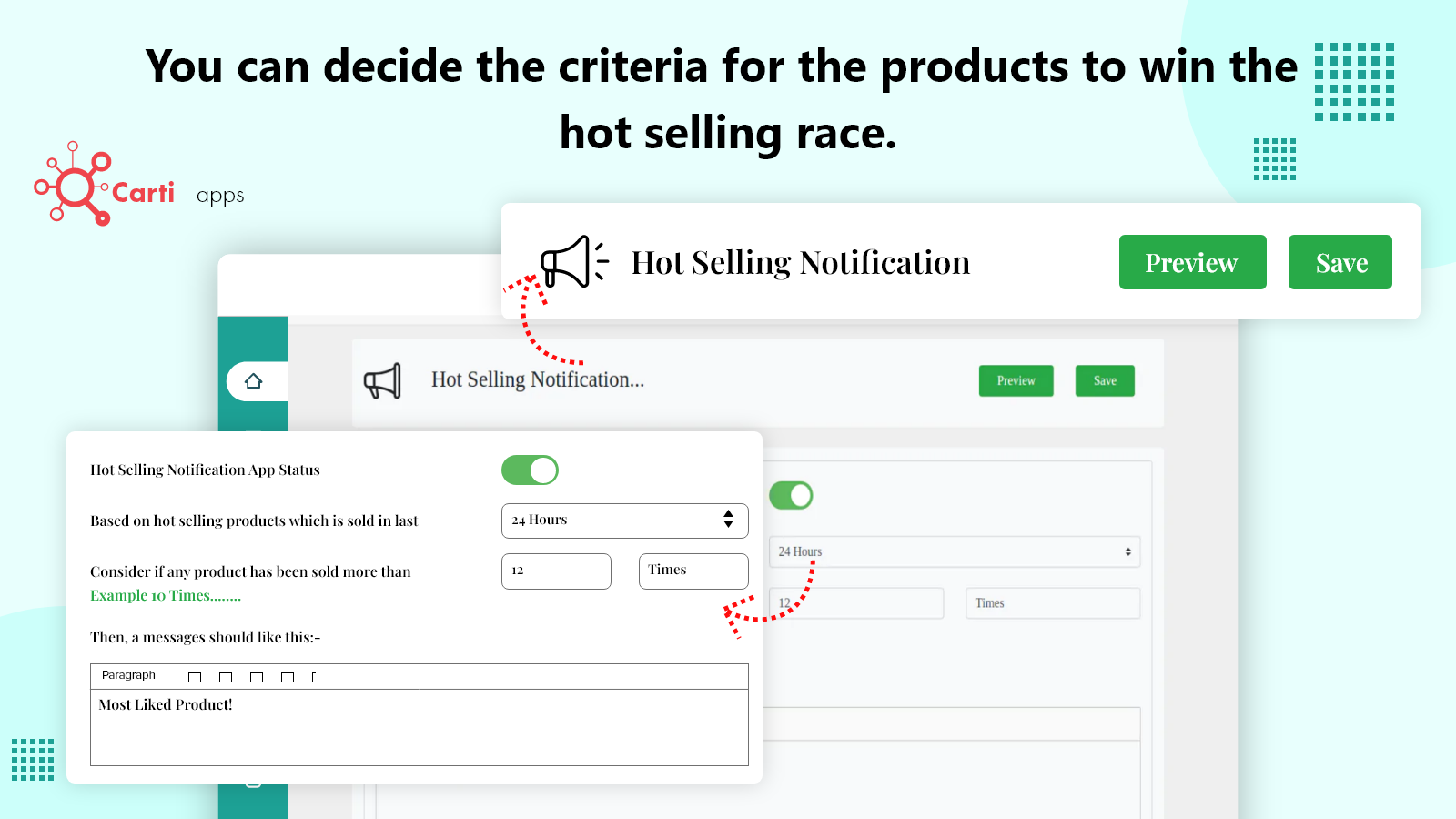 Hot selling notification app