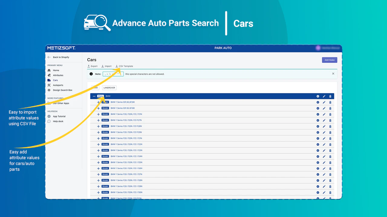 Bulk Upload med CSV