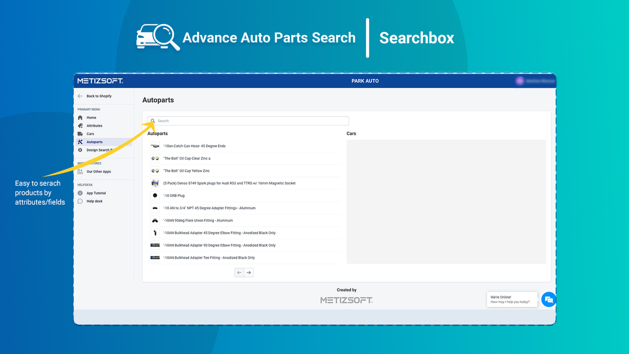 MSPL AutoPartsFinderPro - Make Model Year Search For Your Store Visitors
